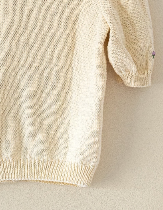 Handmade off white crochet cardigan – Missvvintage